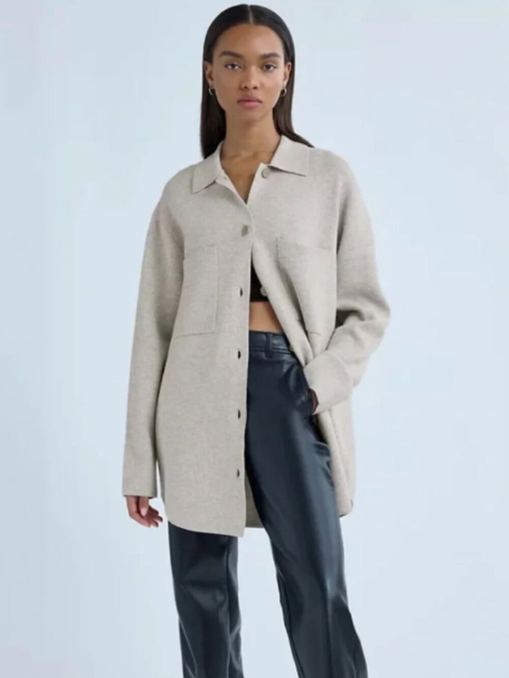 Aritzia Babaton Society Shirt/Jacket "Shacket" XXS